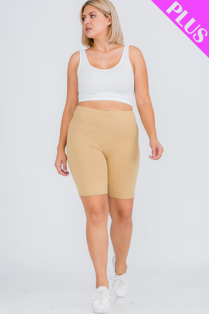 Plus Size Bike Shorts - Wholesale Capella Apparel