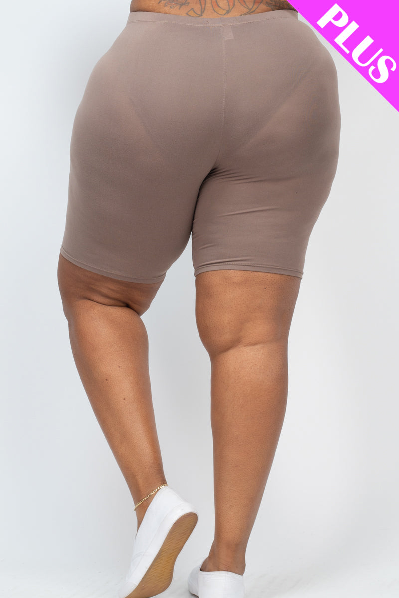 Plus Size Bike Shorts - Wholesale Capella Apparel