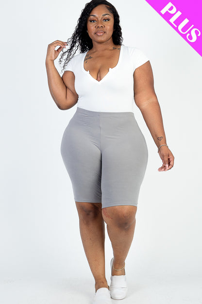 Plus Size Bike Shorts - Wholesale Capella Apparel