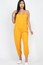 Sleeveless Jogger Jumpsuit - Wholesale Capella Apparel