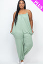 Plus Size Sleeveless Jogger Jumpsuit - Wholesale Capella Apparel