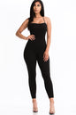 Criss-Cross Open Back Bodycon Jumpsuit - Wholesale Capella Apparel