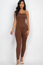 Criss-Cross Open Back Bodycon Jumpsuit - Wholesale Capella Apparel