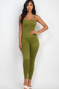 Criss-Cross Open Back Bodycon Jumpsuit - Wholesale Capella Apparel