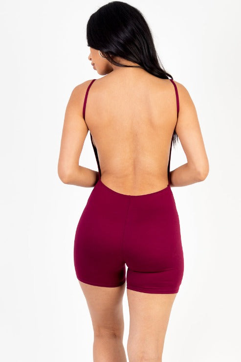 Backless Cami Romper - Wholesale Capella Apparel