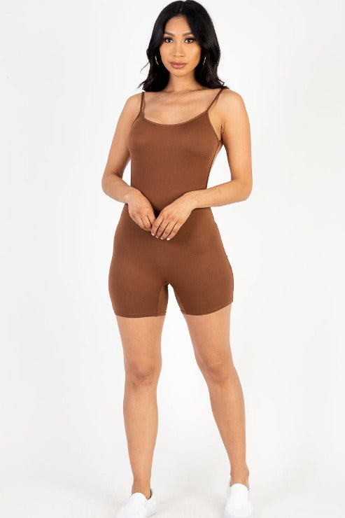 Backless Cami Romper - Wholesale Capella Apparel