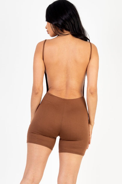 Backless Cami Romper - Wholesale Capella Apparel