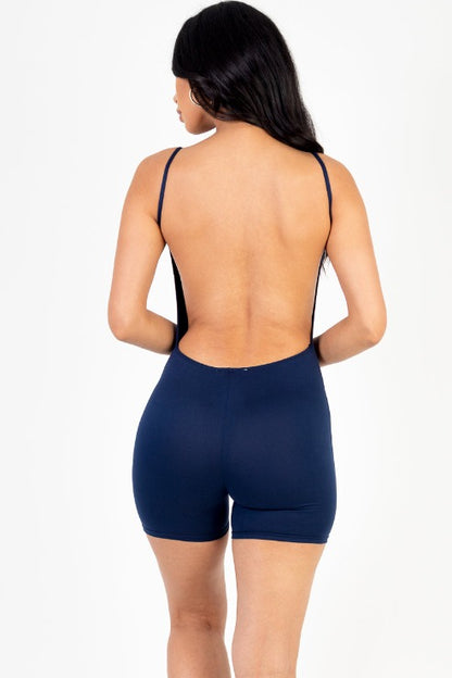 Backless Cami Romper - Wholesale Capella Apparel