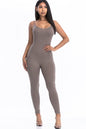 Solid Bodycon Cami Jumpsuit - Wholesale Capella Apparel