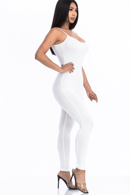 Solid Bodycon Cami Jumpsuit - Wholesale Capella Apparel