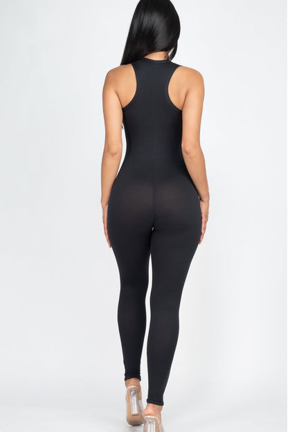 Racer Back Bodycon Jumpsuit (CAPELLA) - Capella Apparel