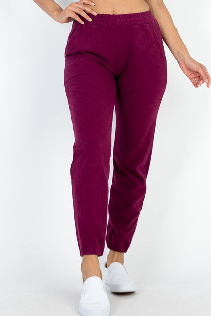 Ribbed Side Pocket Joggers (CAPELLA) - Capella Apparel