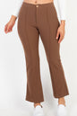 High Waist Knit Flare Pants - Capella Apparel