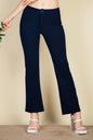 High Waist Knit Flare Pants - Capella Apparel