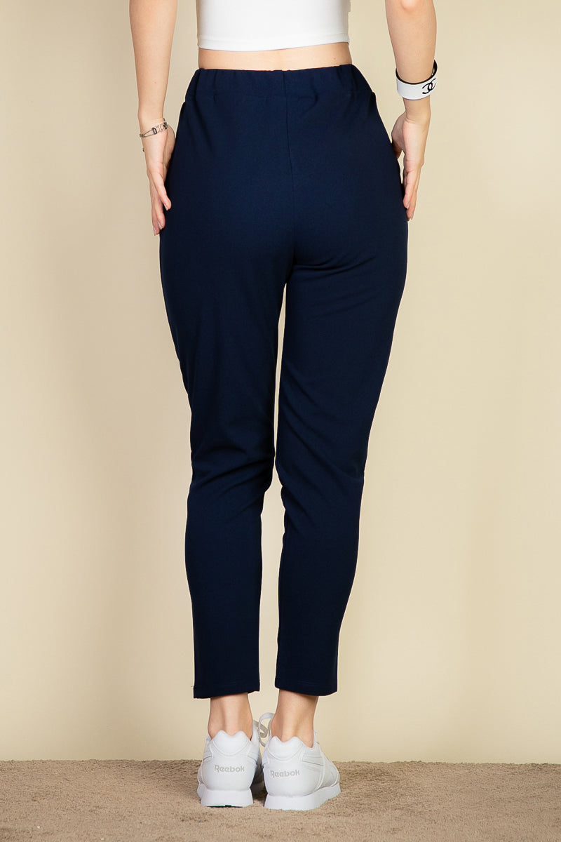 Pleat Front Tapered Trousers - Capella Apparel