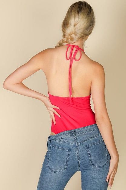 Solid Bustier Bodysuit - Capella Apparel