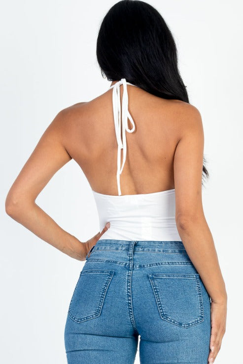 Solid Bustier Bodysuit - Capella Apparel