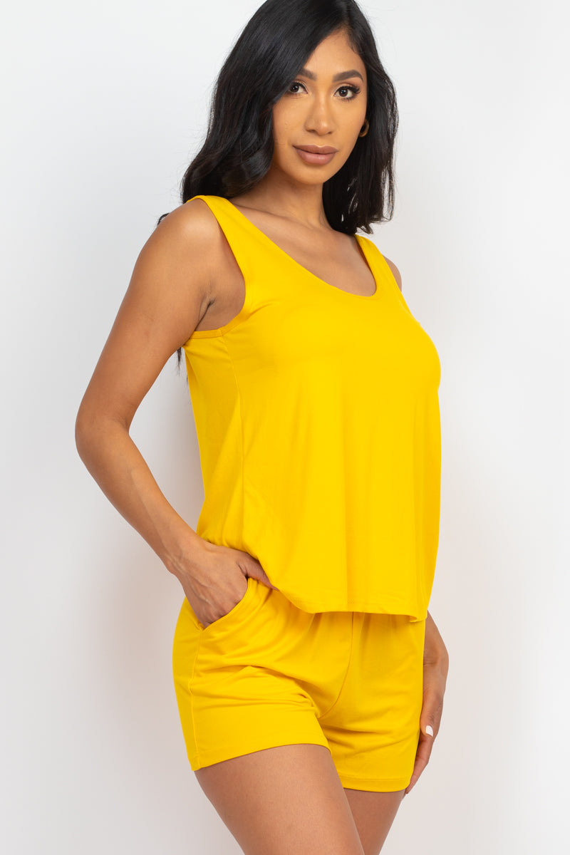 Comfy Tank Top & Shorts Set - Capella Apparel