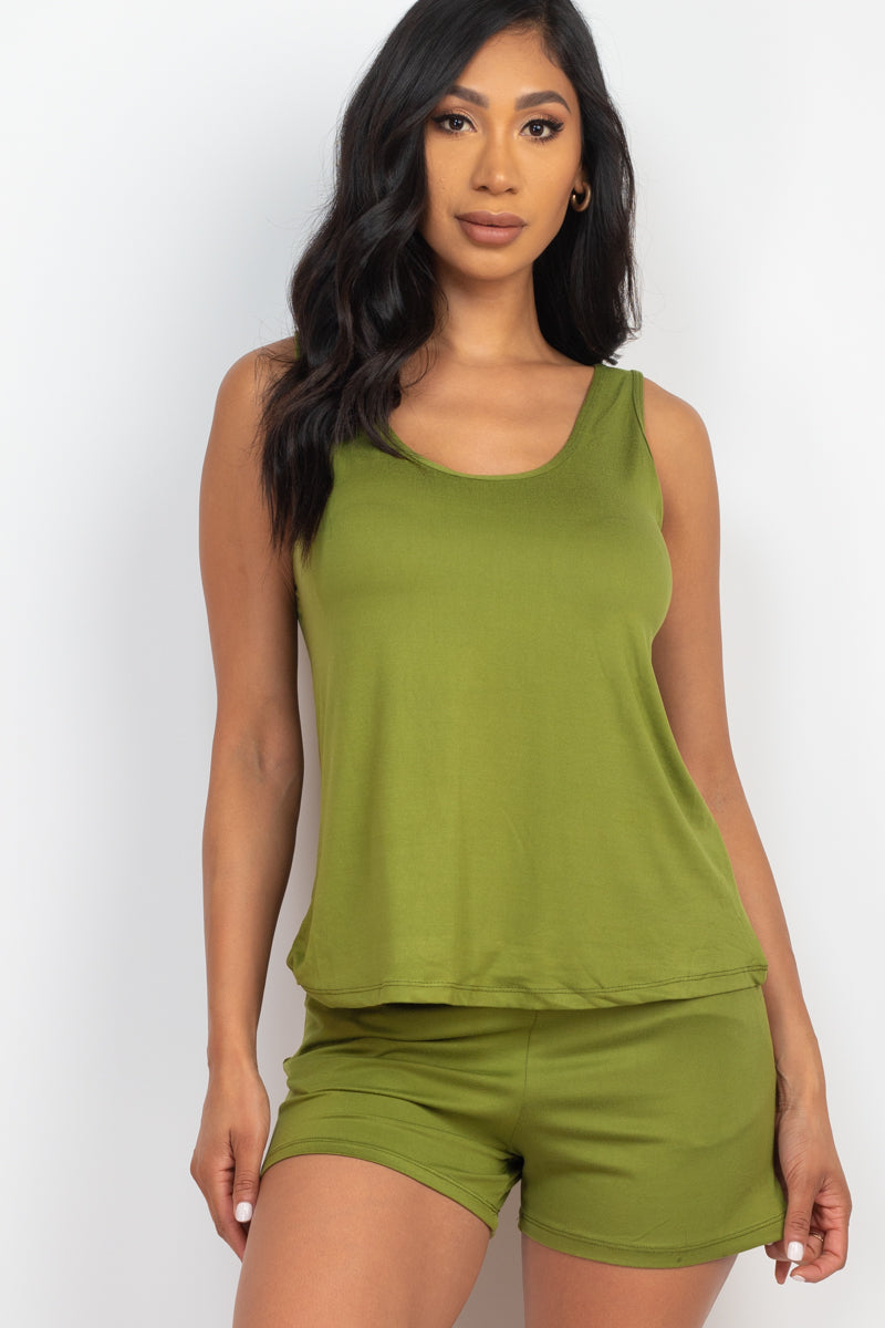 Comfy Tank Top & Shorts Set - Capella Apparel