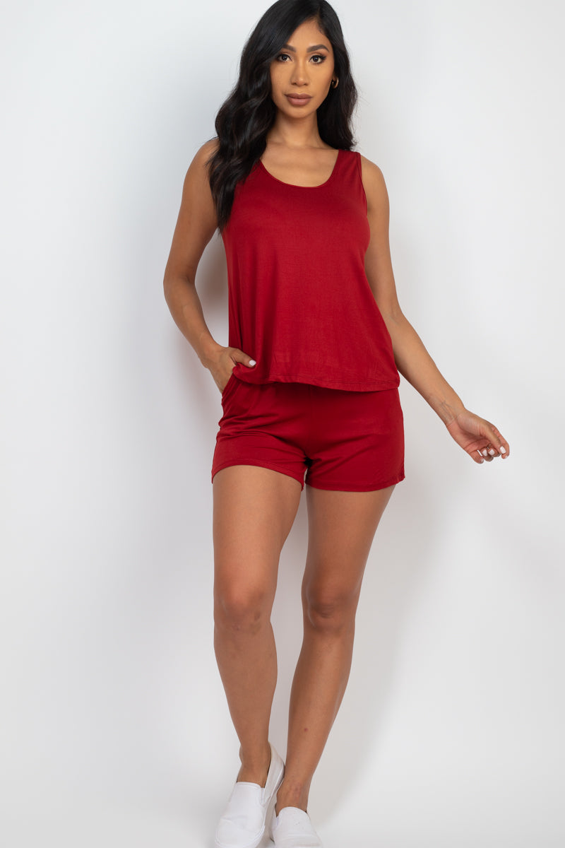 Comfy Tank Top & Shorts Set - Capella Apparel