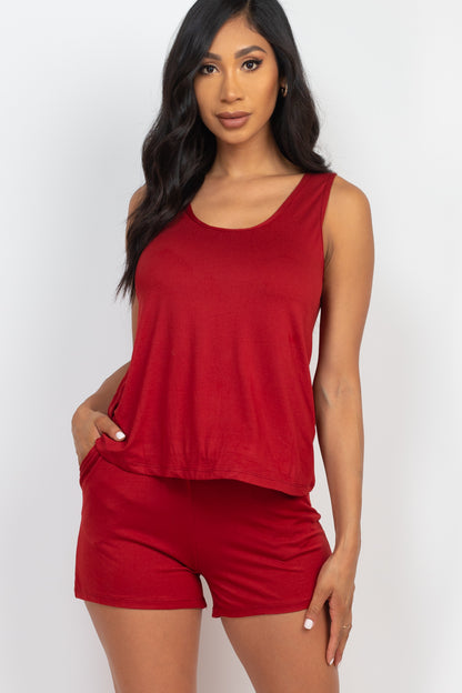 Comfy Tank Top & Shorts Set - Capella Apparel