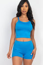 Split Back Cami Top & Shorts Set - Capella Apparel