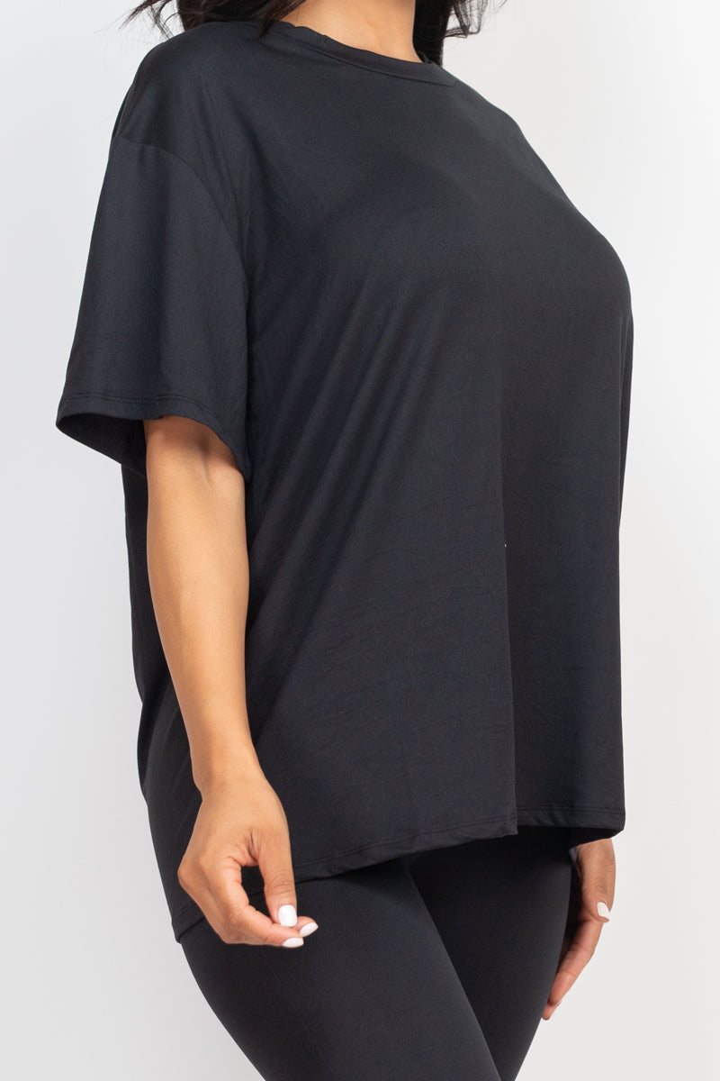 Oversized T-shirt & Leggings Set - Capella Apparel