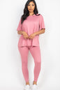 Oversized T-shirt & Leggings Set - Capella Apparel