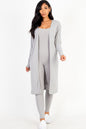 Ribbed Cardigan & Jumpsuit Set (CAPELLA) - Capella Apparel