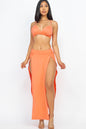 Bra Top & Side Slit Maxi Skirt - Wholesale Capella Apparel